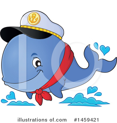 Royalty-Free (RF) Whale Clipart Illustration by visekart - Stock Sample #1459421