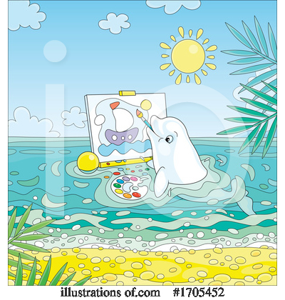 Royalty-Free (RF) Whale Clipart Illustration by Alex Bannykh - Stock Sample #1705452