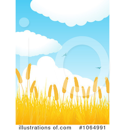 Royalty-Free (RF) Wheat Clipart Illustration by elaineitalia - Stock Sample #1064991