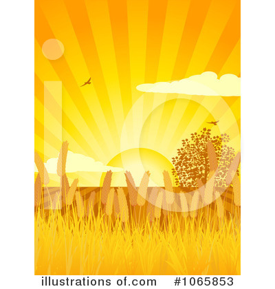 Royalty-Free (RF) Wheat Clipart Illustration by elaineitalia - Stock Sample #1065853