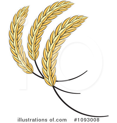 Royalty-Free (RF) Wheat Clipart Illustration by Lal Perera - Stock Sample #1093008