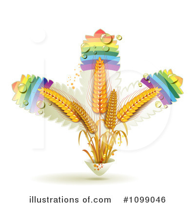 Royalty-Free (RF) Wheat Clipart Illustration by merlinul - Stock Sample #1099046