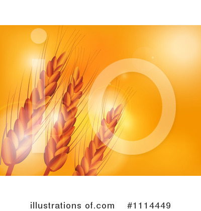 Royalty-Free (RF) Wheat Clipart Illustration by elaineitalia - Stock Sample #1114449