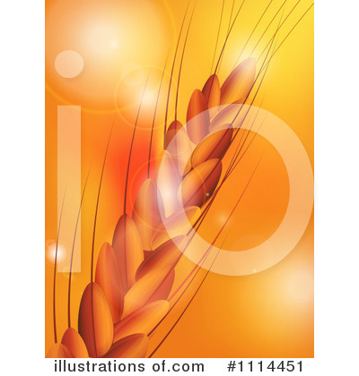 Royalty-Free (RF) Wheat Clipart Illustration by elaineitalia - Stock Sample #1114451