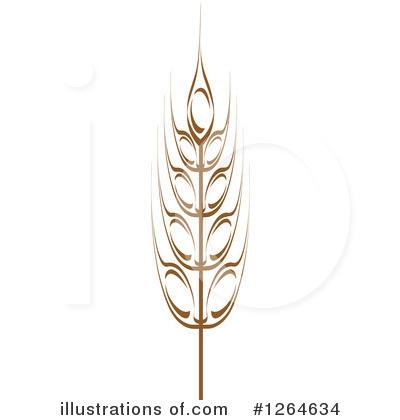 Royalty-Free (RF) Wheat Clipart Illustration by Vector Tradition SM - Stock Sample #1264634