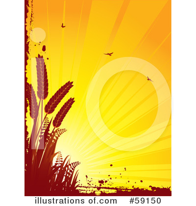 Royalty-Free (RF) Wheat Clipart Illustration by elaineitalia - Stock Sample #59150
