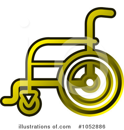 Wheelchair Clipart #1052886 by Lal Perera