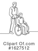 Wheelchair Clipart #1627512 by patrimonio