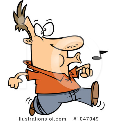 Whistling Clipart #1047049 by toonaday