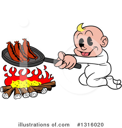 White Baby Clipart #1316020 by LaffToon
