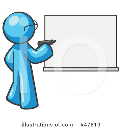 Blue Design Mascot Clipart #47819 by Leo Blanchette