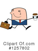 White Businessman Clipart #1257802 by Hit Toon
