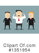 White Businessman Clipart #1351954 by Vector Tradition SM