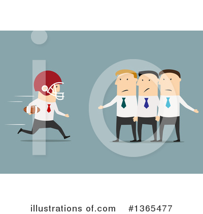 Royalty-Free (RF) White Businessman Clipart Illustration by Vector Tradition SM - Stock Sample #1365477