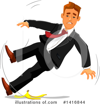 Royalty-Free (RF) White Businessman Clipart Illustration by Vector Tradition SM - Stock Sample #1416844