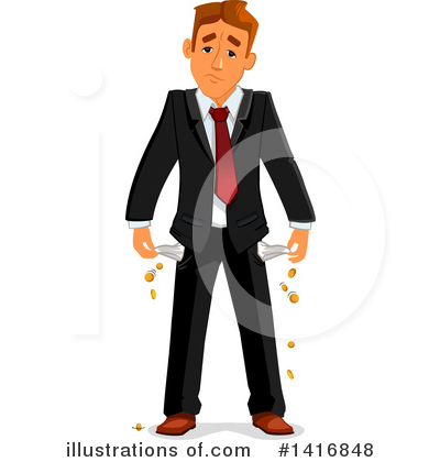 Business Man Clipart #1416848 by Vector Tradition SM