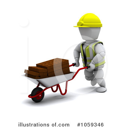Royalty-Free (RF) White Character Clipart Illustration by KJ Pargeter - Stock Sample #1059346