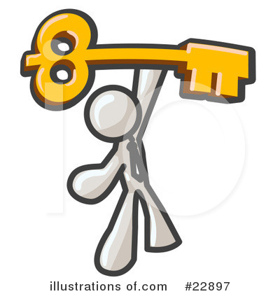 Skeleton Key Clipart #22897 by Leo Blanchette