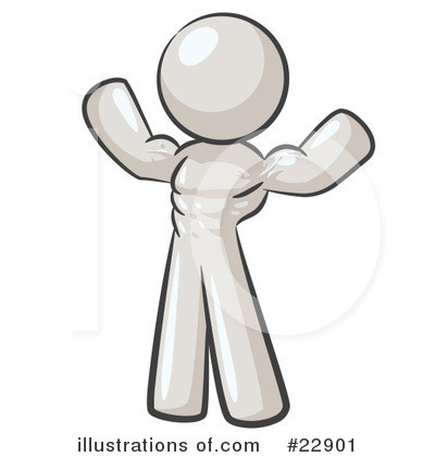 Royalty-Free (RF) White Collection Clipart Illustration by Leo Blanchette - Stock Sample #22901