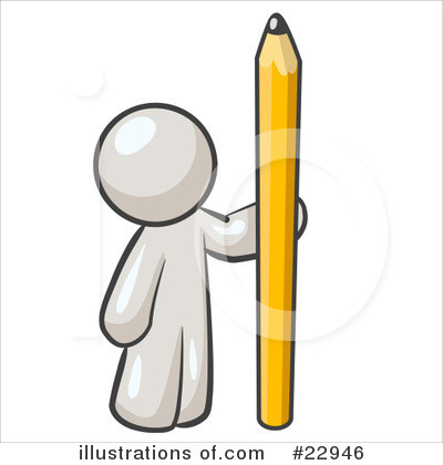 Writing Clipart #22946 by Leo Blanchette