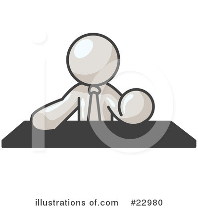 Royalty-Free (RF) White Collection Clipart Illustration by Leo Blanchette - Stock Sample #22980