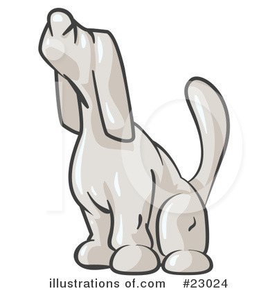 Bloodhound Clipart #23024 by Leo Blanchette