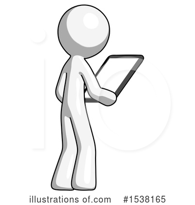 Royalty-Free (RF) White Design Mascot Clipart Illustration by Leo Blanchette - Stock Sample #1538165