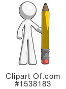 White Design Mascot Clipart #1538183 by Leo Blanchette