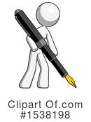 White Design Mascot Clipart #1538198 by Leo Blanchette