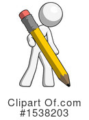 White Design Mascot Clipart #1538203 by Leo Blanchette