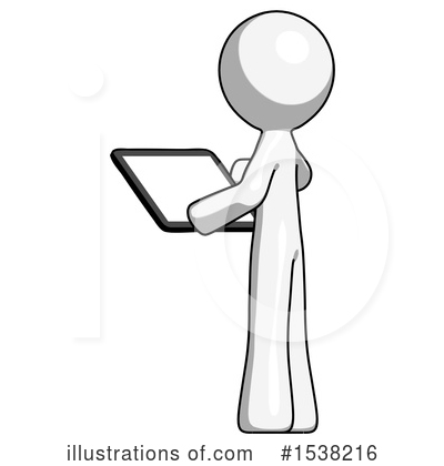 Royalty-Free (RF) White Design Mascot Clipart Illustration by Leo Blanchette - Stock Sample #1538216