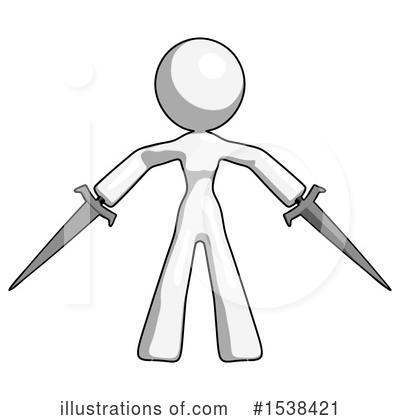 Royalty-Free (RF) White Design Mascot Clipart Illustration by Leo Blanchette - Stock Sample #1538421