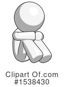 White Design Mascot Clipart #1538430 by Leo Blanchette