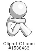 White Design Mascot Clipart #1538433 by Leo Blanchette
