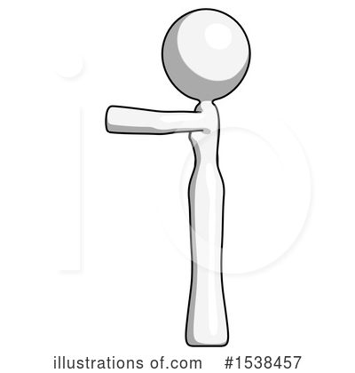 Royalty-Free (RF) White Design Mascot Clipart Illustration by Leo Blanchette - Stock Sample #1538457
