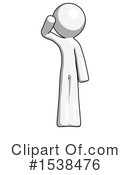 White Design Mascot Clipart #1538476 by Leo Blanchette