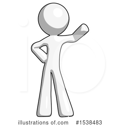Royalty-Free (RF) White Design Mascot Clipart Illustration by Leo Blanchette - Stock Sample #1538483