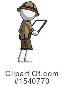 White Design Mascot Clipart #1540770 by Leo Blanchette
