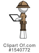 White Design Mascot Clipart #1540772 by Leo Blanchette