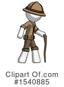 White Design Mascot Clipart #1540885 by Leo Blanchette