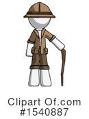 White Design Mascot Clipart #1540887 by Leo Blanchette