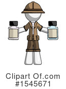 White Design Mascot Clipart #1545671 by Leo Blanchette