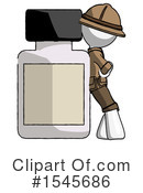 White Design Mascot Clipart #1545686 by Leo Blanchette