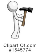 White Design Mascot Clipart #1545774 by Leo Blanchette