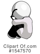 White Design Mascot Clipart #1547570 by Leo Blanchette