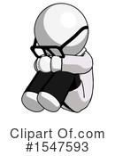 White Design Mascot Clipart #1547593 by Leo Blanchette