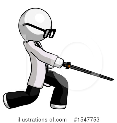 Royalty-Free (RF) White Design Mascot Clipart Illustration by Leo Blanchette - Stock Sample #1547753