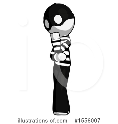 Royalty-Free (RF) White Design Mascot Clipart Illustration by Leo Blanchette - Stock Sample #1556007