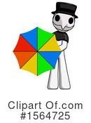 White Design Mascot Clipart #1564725 by Leo Blanchette