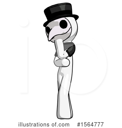 Royalty-Free (RF) White Design Mascot Clipart Illustration by Leo Blanchette - Stock Sample #1564777